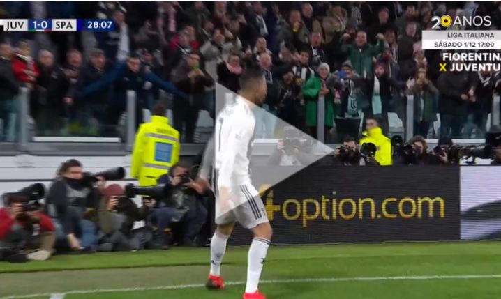 Ronaldo strzela gola na 1-0 z SPAL! [VIDEO]